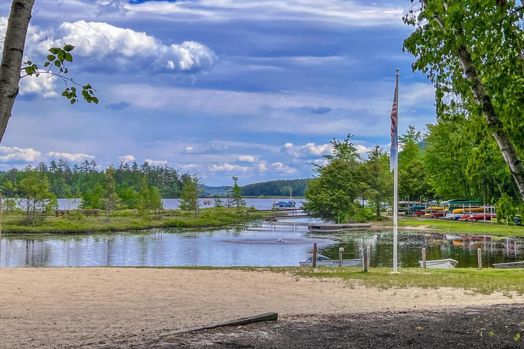 Вилла Moose Pond Retreat Bridgton Экстерьер фото