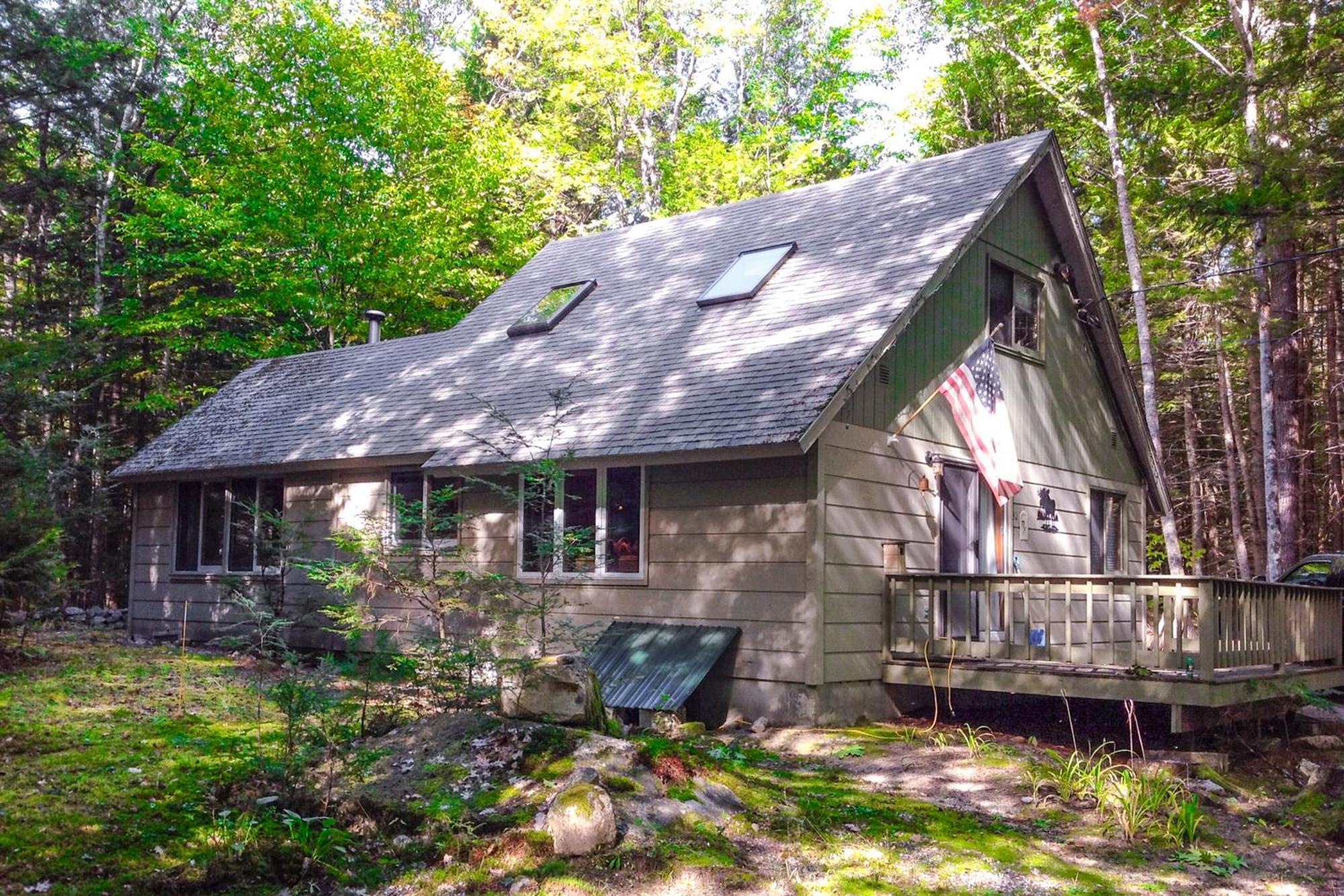 Вилла Moose Pond Retreat Bridgton Экстерьер фото